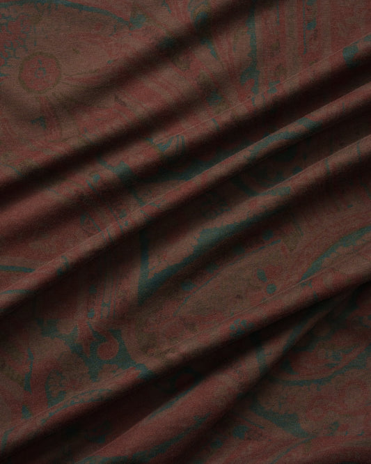 Atelier E.B index® Boxy Longsleeve Dress 135, Cocoa Paisley Atelier E.B