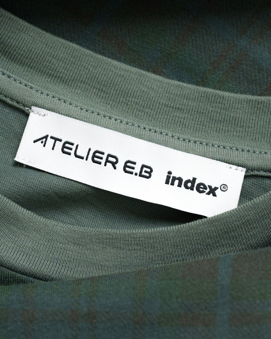 Atelier E.B index® Cropped T-shirt, Goblin Tartan