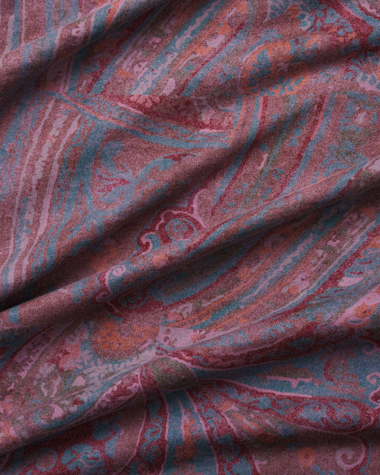 Atelier E.B index® Boxy Longsleeve Dress 135, Purple Paisley Atelier E.B