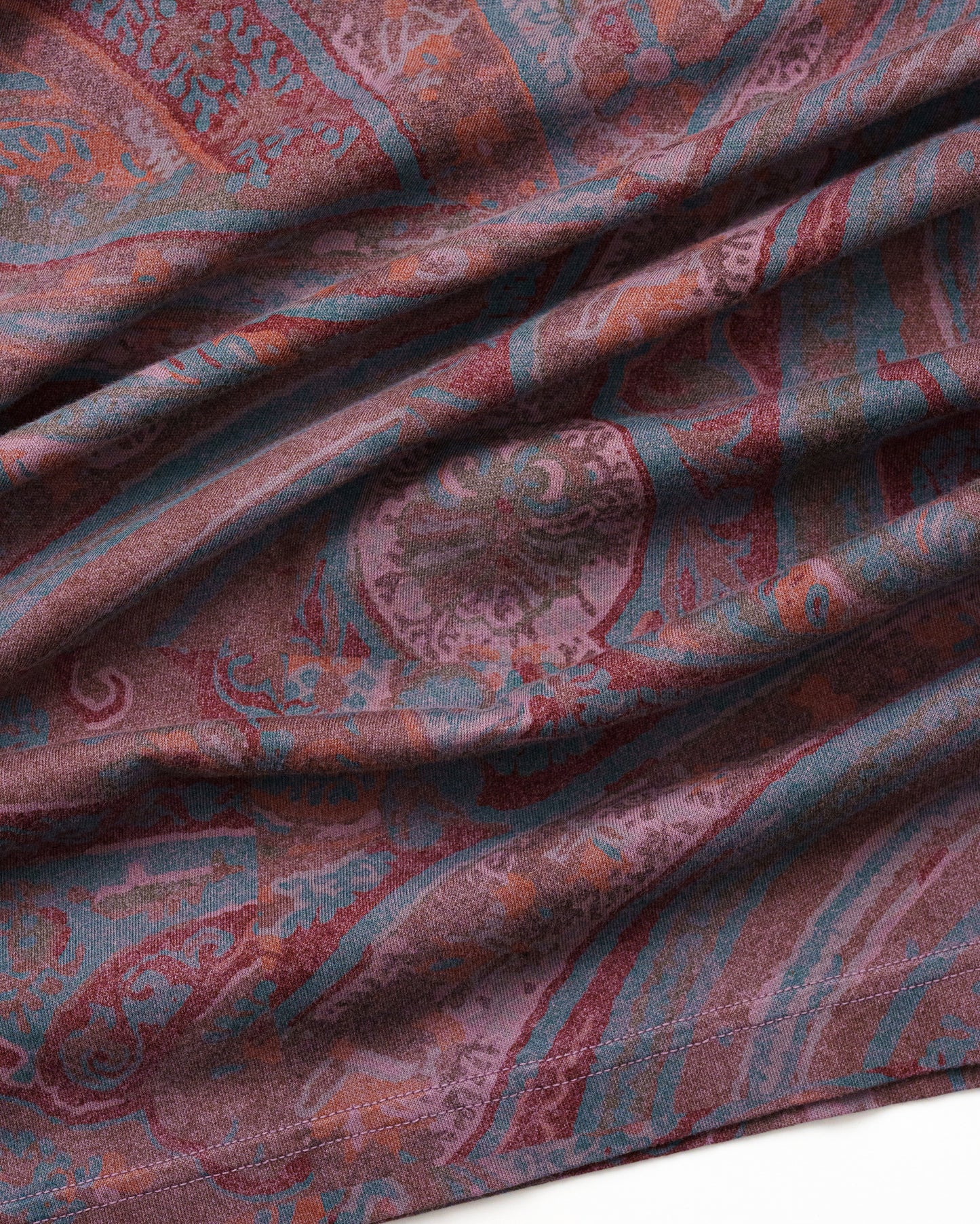 Atelier E.B index® Boxy Longsleeve 130, Purple Paisley