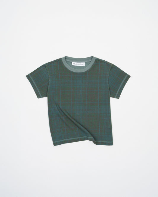 Atelier E.B index® Cropped T-shirt, Goblin Tartan
