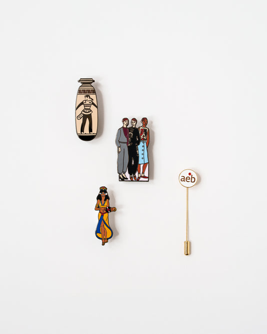 Quartet brooches